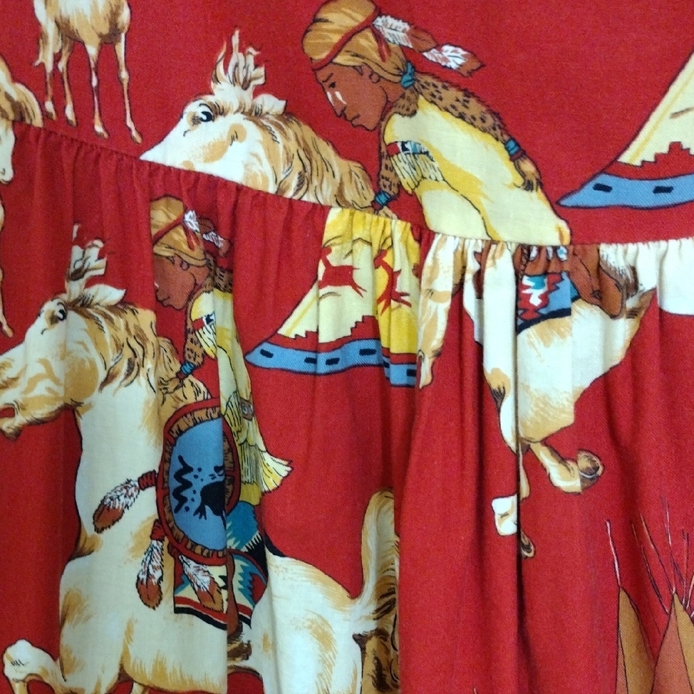 Authentic New Mexico Broomstick Skirt - Picture 4 of 5